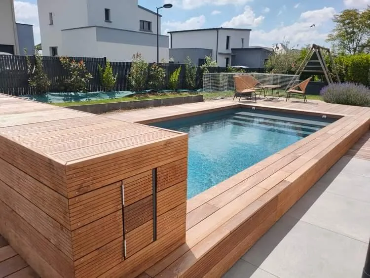 pose de terrasse en bois vern sur seiche